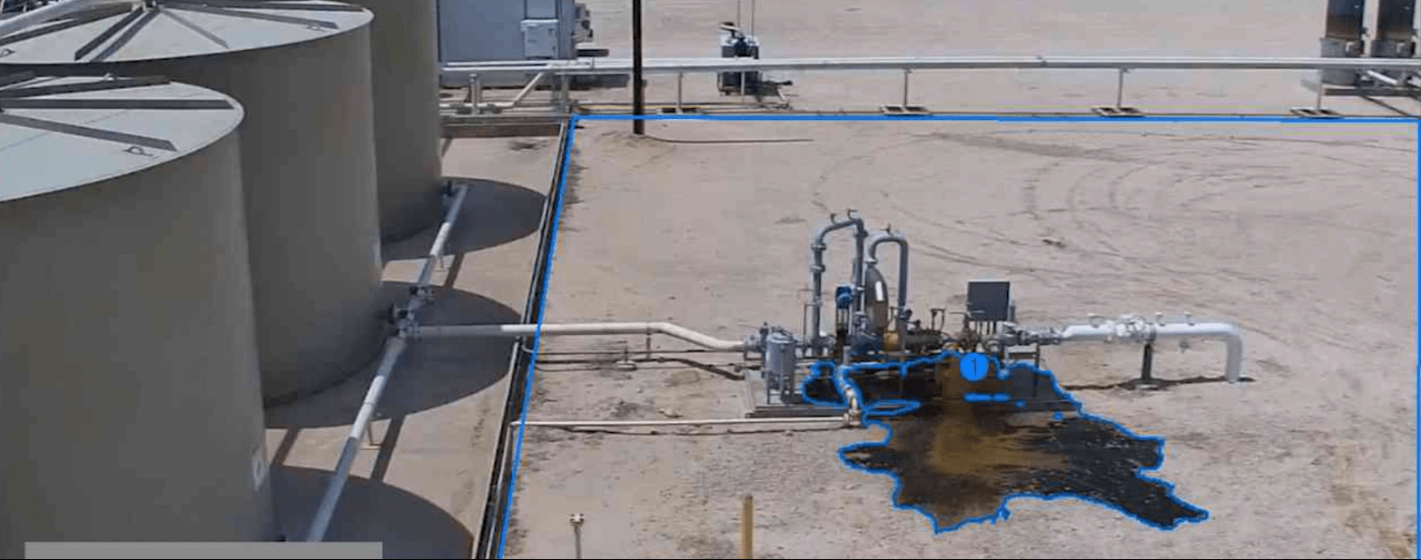 Manifold spill — large blue outline