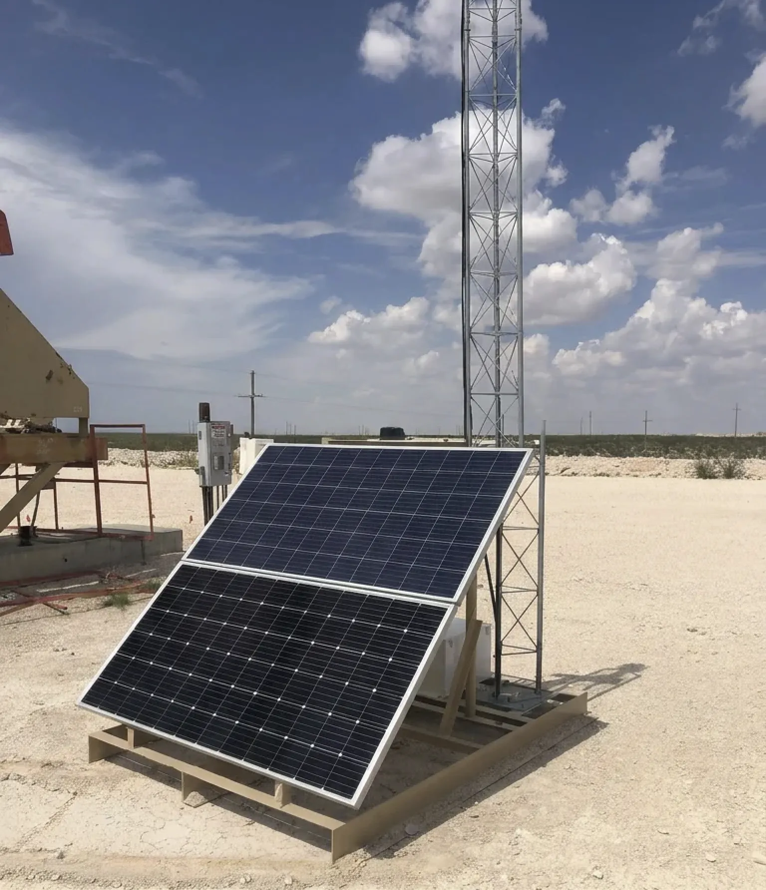 Pre-built Twin Eagle communications skid integrated with cameras, edge compute, and power