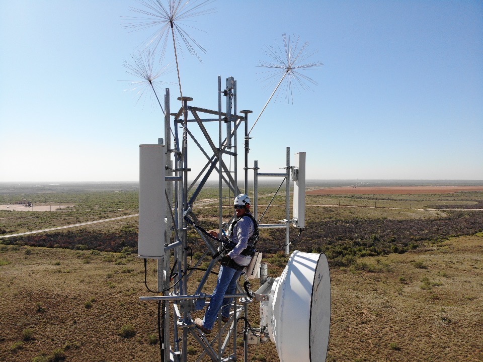 Communications tower coordinated and commissioned by Twin Eagle Solutions
