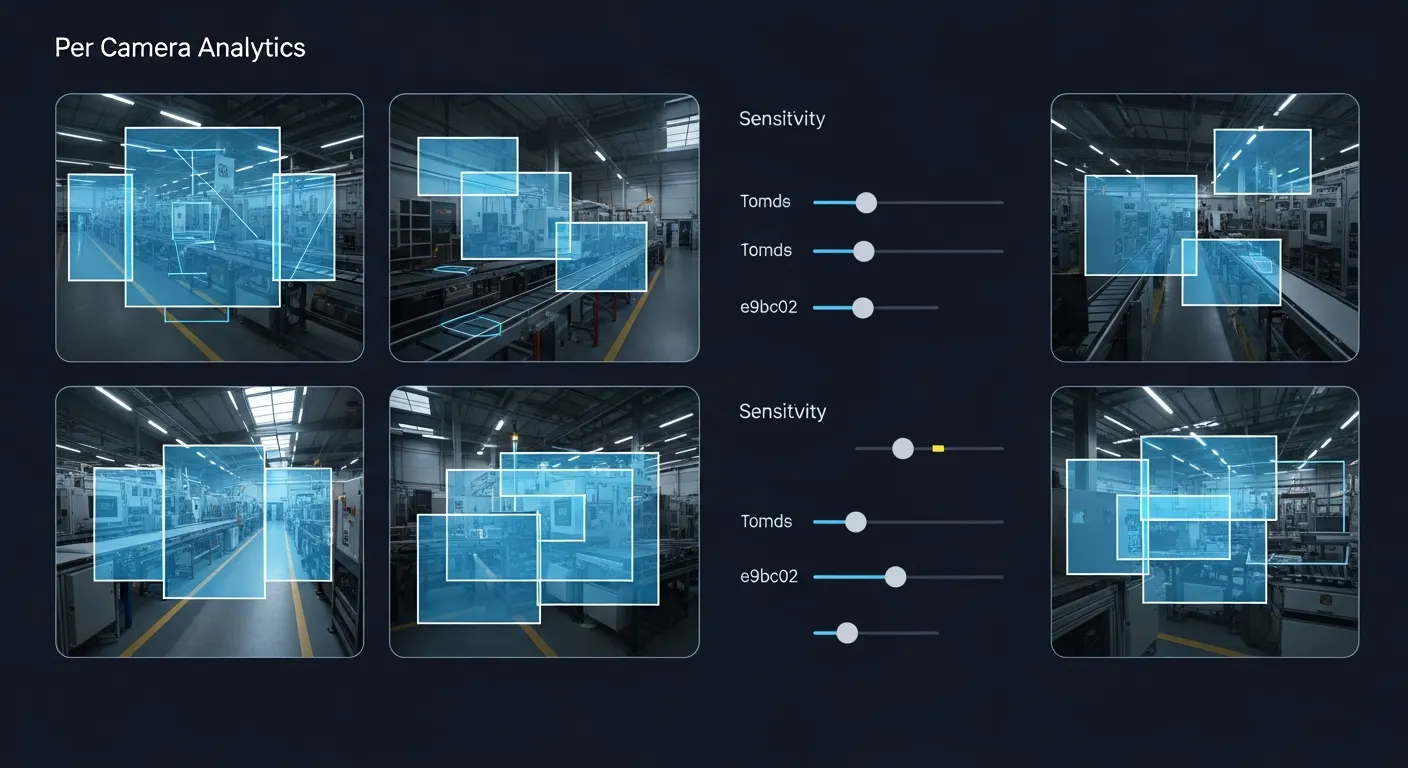 Per-site, per-camera analytic tuning
