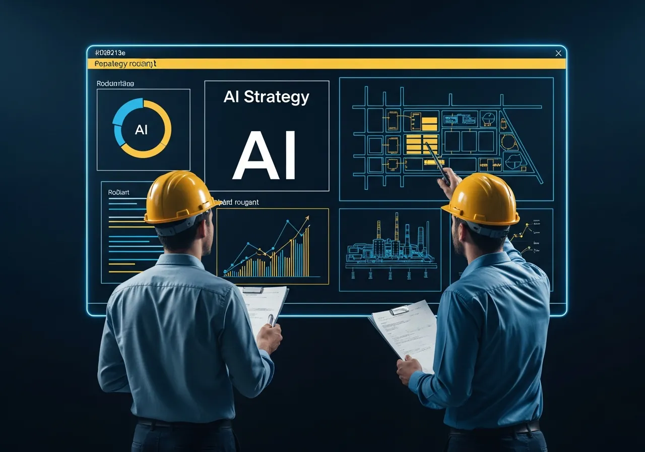 Illustration of Twin Eagle's AI Consulting AI service