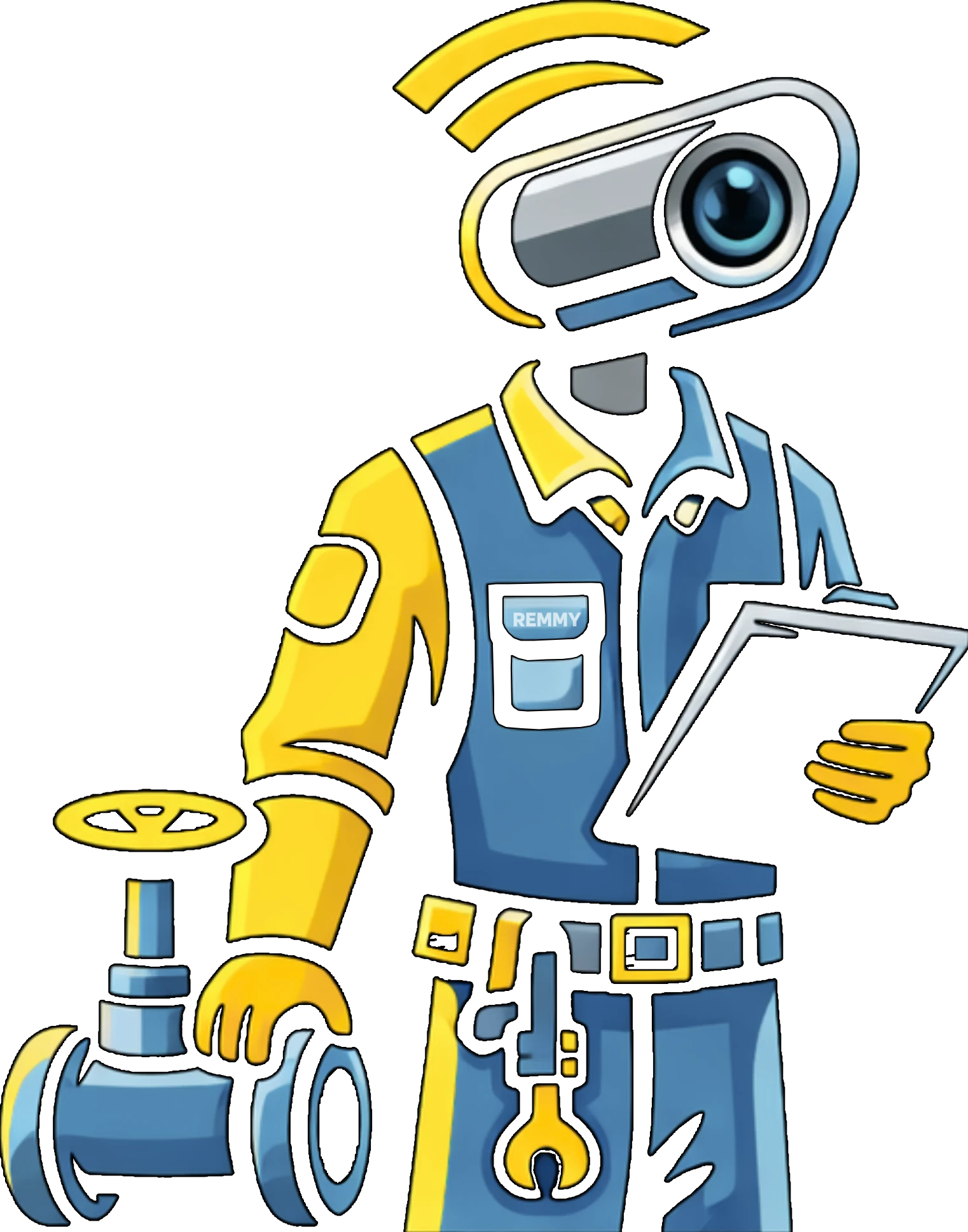 Remmy, the Remote Pumper mascot