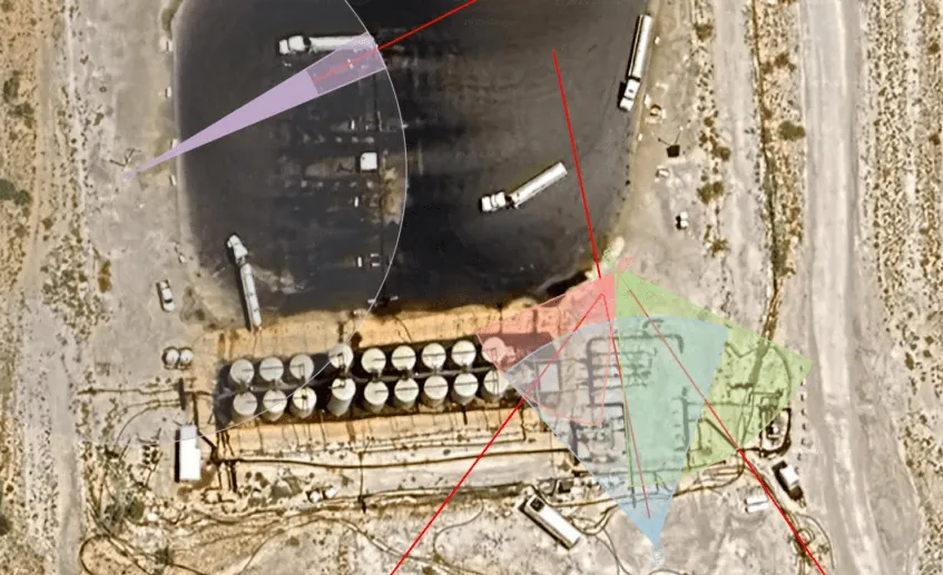 Illustration of Twin Eagle's Site Survey & System Design AI service